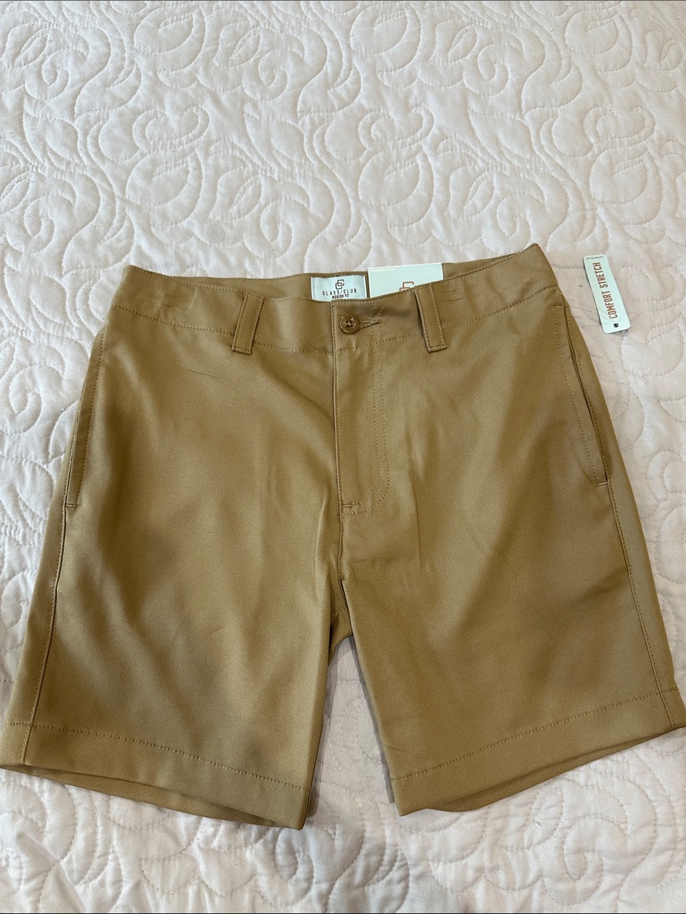 Class Club (Dillard’s) Boys Khaki Shorts - Tan- Size 10